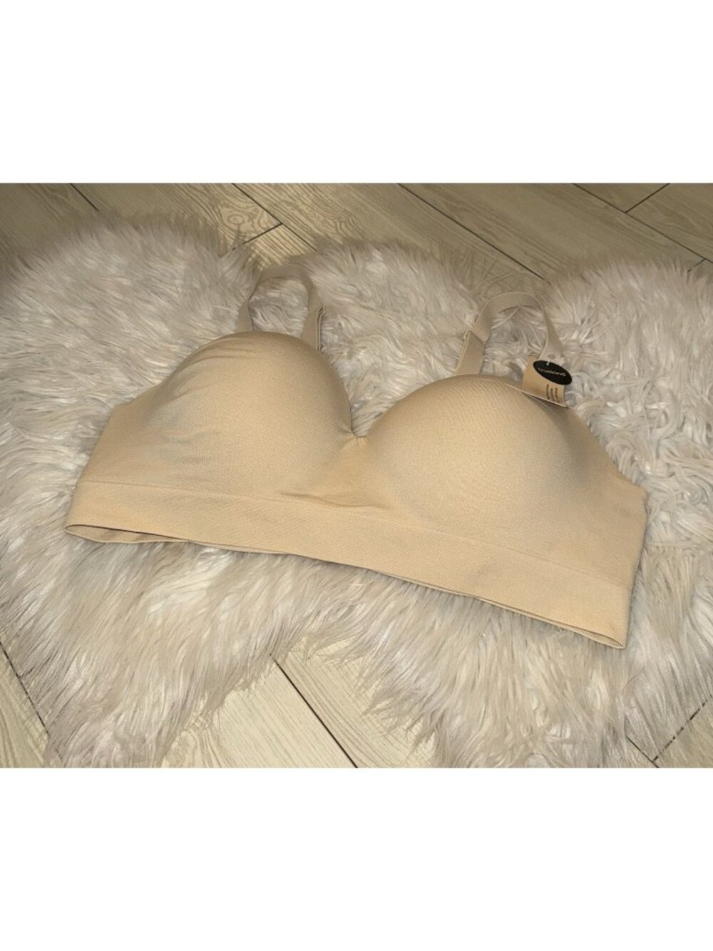 TrueKind Supportive Comfort Wireless Shaping Bra WF Womens 3XL Beige 10210 New